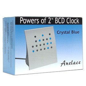 LED Binary Clock - Vintage - Blue
